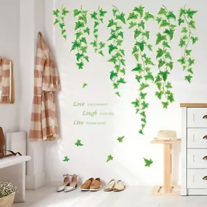 DECOWALL DS-8046 IVy Vines Wall Stickers for Living Room Bedroom Decor - Picture 1 of 7