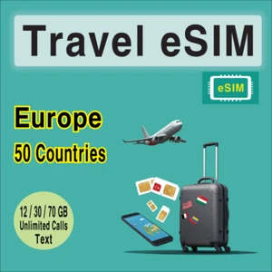 [eSIM] Carte SIM Orange Europe Travel, appels et textos illimités, Allemagne Royaume-Uni France - Photo 1 sur 3