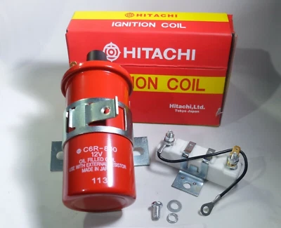 IGNITION COIL W/ RESISTOR TOYOTA COROLLA KE36 KE50 KE55 KE70 TE27 TE37 TE71 TE72 - Image 1 of 4