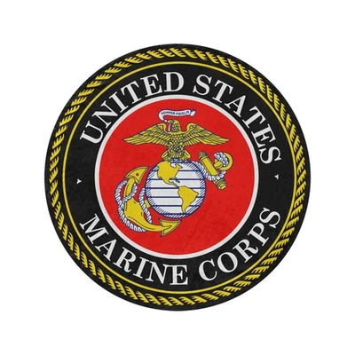 Manta micro polar ultra suave redonda del Cuerpo de Marines de los Estados Unidos Foto 1 de 4