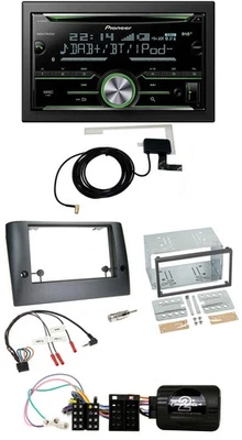 Pioneer CD USB Lenkrad Bluetooth 2DIN DAB Autoradio für Fiat Stilo 2005-2007 - Bild 1 von 4