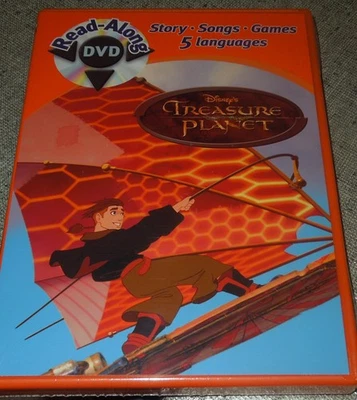 Disney's Treasure Planet DVD Read-Along 5 Languages (2003) Story Songs Games-NEW - Image 1 of 2