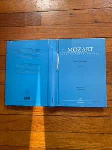 Wolfgang Amadeus Mozart DON GIOVANNI ~Barenreiter Urtext Vocal Score ~HC - Picture 1 of 2