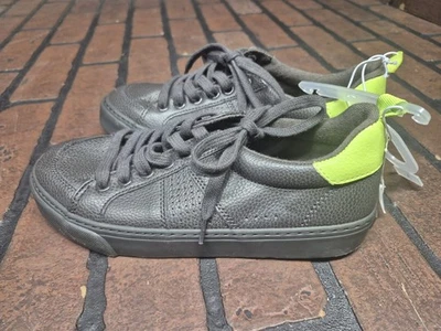 Tênis masculino antigo azul marinho cinza verde tamanho 3 - Imagem 1 de 4