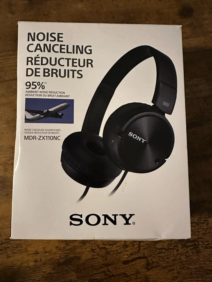 Sony ZX110NC Noise Canceling On Ear Headphones wired - Black - Image 1 of 1