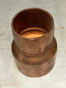 2” X 1-1/2” Copper Reducer Coupling Sweat - Picture 1 of 2