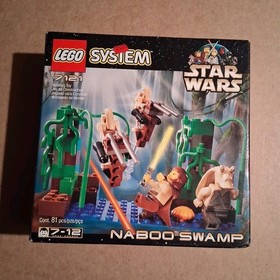 LEGO Star Wars Episode I Naboo Swamp 7121 incomplete Set in Box 