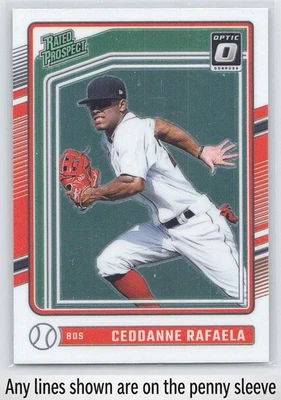 2024 Donruss #128 Ceddanne Rafaela Optic - Image 1 of 2