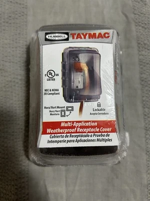 Cubierta estándar horizontal horizontal transparente 16-en-1 de 2.75" de Hubbell Taymac MM410C Foto 1 de 4