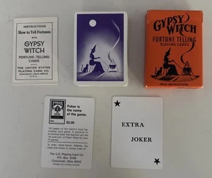 Original Vintage Gypsy Witch Fortune Telling Playing Tarot Cards 1960’s Complete - Picture 1 of 13