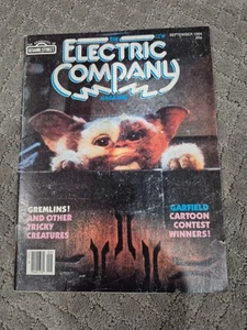 THE ELECTRIC COMPANY MAGAZINE Gremlin's sesame street September 1984 Mb - Picture 1 of 9