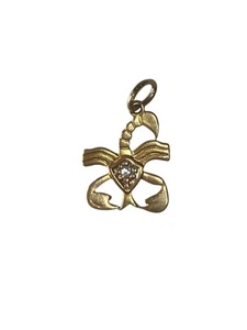 9ct 375 vintage scorpio zodiac star sign charm / pendant - Picture 1 of 4