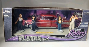 HOMIE Rollers 57 CHEVY BEL AIR 1/24 Car Playas Club Rare 2005 Jada Toys Red MIB - Picture 1 of 9