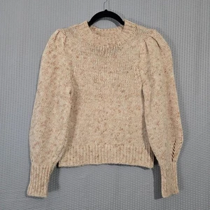 Madewell Womens Chunky Knit Balloon Puff Sleeve Sweater Size XXS Career Modest - Bild 1 von 12