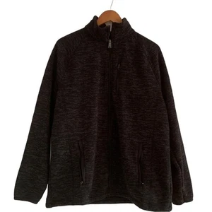 SWISSTECH - Full Zip Fleece - Size L - 42-44" - Black/grey - Polyester - Picture 1 of 9