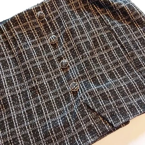 Torrid Women's Black & White Tweed Skort Skirt Size 2 Schoolgirl Style Preppy - Picture 1 of 7