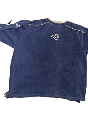 Suéter St. Louis Rams Para Hombres XL Azul Marino NFL Fútbol Pullover Cuello Redondo Puma Foto 1 de 4