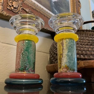 Candelabros de pilar Kosta Boda Canta 6 1/2" Kjell Engman 69146 - Imagen 1 de 14