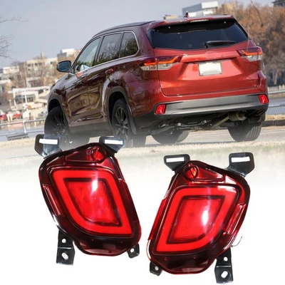 Luz trasera LED para parachoques 2014 2015 2016 2017 2018 2019 Toyota Highlander Foto 1 de 4