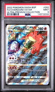 2022 Swsh Black Star Promo Ultra-Premium Collect Fa/Charizard Vstar 9 PSA #262 - Picture 1 of 2