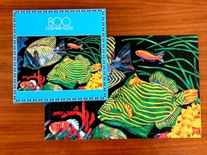 VTG Complete 800 Piece "GARDEN BENEATH the SEA" Jigsaw Puzzle FX Schmid - COLOR+ - Picture 1 of 8