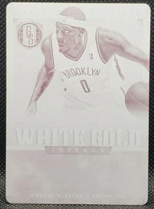 ANDRAY BLATCHE 2012-13 Panini Gold Standard White Threads PRINTING PLATE SP #1/1 - Picture 1 of 2