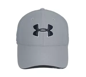 Under Armour Men UA Blitzing 3.0 Cap Steel Gray/Navy/White Baseball Hat M/L - Picture 1 of 11