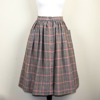 Lindy Bop /'Adonia/' Vintage 1930s Rustic Check Tweed Wide Leg Trousers BNWT