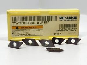 MITSUBISHI TTAT60075F5RR-B nuevos insertos de carburo grado VP15TF 6 piezas - Imagen 1 de 2