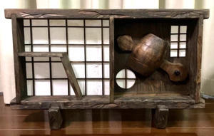 Japanisches Aufbewahrungsregal Ständer Etui 5,9 × 31,4 × 18,7 Zoll mit Magic Mallet FS - Bild 1 von 16