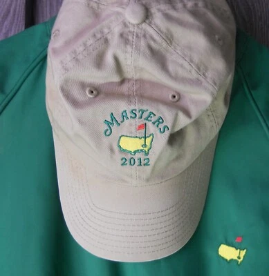American Needle Masters Augusta National ANGC 2012 golf caqui sombrero ajustable Foto 1 de 2