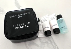 4x Chanel Deluxe Samples with Mini Zipped Pouch - Picture 1 of 2