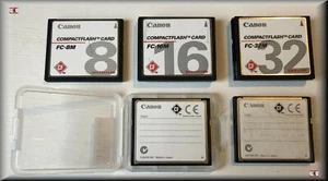 Canon / SanDisk Compact Flash CF-Card 8 16 32 MB