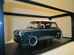 1:12!! non 1:18.. Mini Cooper verde scuro cerchi in lega veri BBS trasformazione/tuning - Foto 1 di 18