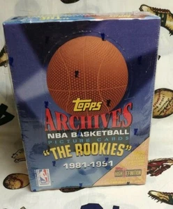 1992-93 Topps Archives Basketball "The Rookies" Box Factory Sealed Hobby $15Sold - Bild 1 von 2