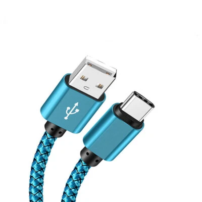 Fast Charger For Type C/iPhone/Android Dragon Cell Charging Cable Knit USB C - Image 1 of 4