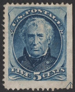 US # 179 *MINT NO GUM { -VF- JUMBO W/ "ARROW VAR } 5c TAYLOR OF 1875 CV$ 240.00 - Picture 1 of 4