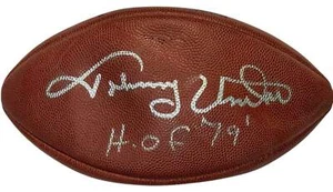 Johnny Unitas Autographed Official Wilson Super Bowl XXIX Football (JSA) - Picture 1 of 3