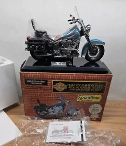 BLUE Harley Davidson Telephone 1994 Edition Sound Trax Technology NEW / Box - Picture 1 of 12