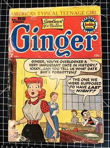 Ginger #7 1953 Golden Age Archie B-Lg - Picture 1 of 13