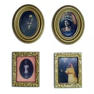 Puppenhaus Puppenstube Bilderrahmen Bild 1:12 Miniatur Gemälde Wand-Dekoration - Bild 1 von 3