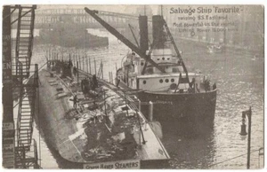 Chicago Illinois IL S.S. Eastland Schiff Chicago River Katastrophe 24. Juli 1915 #10 - Bild 1 von 2