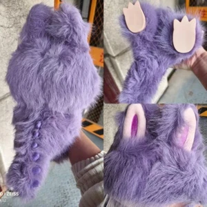 grande! Peluche púrpura, azul, rosa, blanco, 35 cm hecho a mano, personalizado en China - Imagen 1 de 33