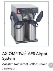BUNN, AXIOM - Twin Airpot Coffee Brewer System - Picture 1 of 5