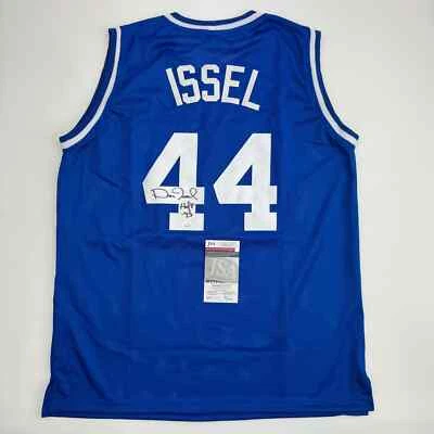 Autographed/Signed Dan Issel Kentucky Blue College Basketball Jersey JSA COA - Image 1 of 4