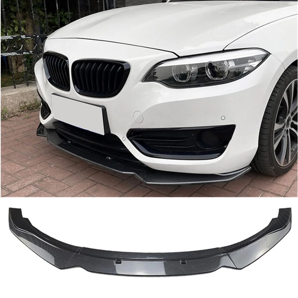 Kit divisor alerón parachoques delantero para BMW Serie 2 F22 220i 225i 228i 2014-2019 Foto 1 de 4