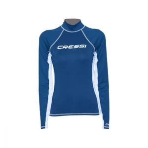 Cressi Rash Guard Maglietta Manica Lunga Donna - Blu - Imagen 1 de 6