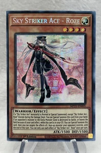 Yu-Gi-Oh Sky Striker Ace - Roze MP21-EN005 Secret Rare 1st Edition NP! - Picture 1 of 6