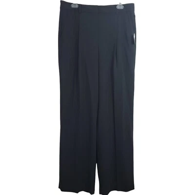 Kate Hill Wide Leg Trouser Dress Pants Grey NWT Size 12 Business Casual Office - Image 1 of 4