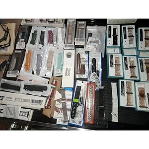 NIB-LOT Bundle of 40 New Watch Bands 20mm-38mm of Overstock from Europe - Picture 1 of 15